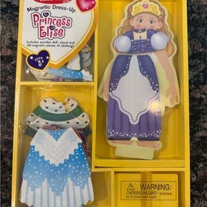 Melissa & Doug Purple and Blue Dress-Up Doll Set